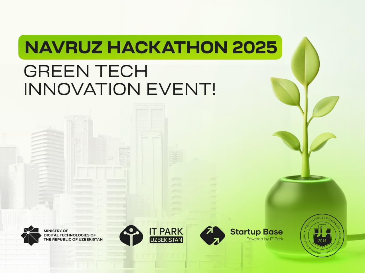 Navruz Hackathon 2025 – Green Tech Innovation Event!