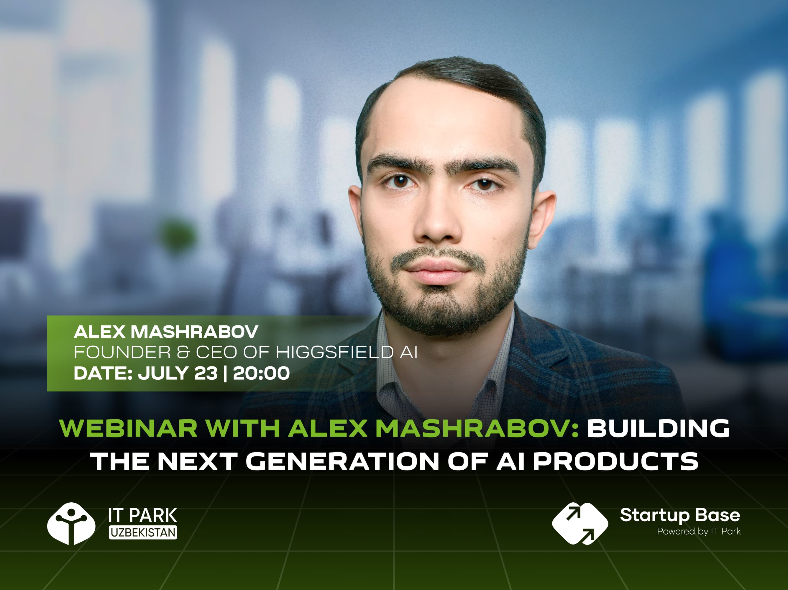 Alex Mashrabov bilan Webinar