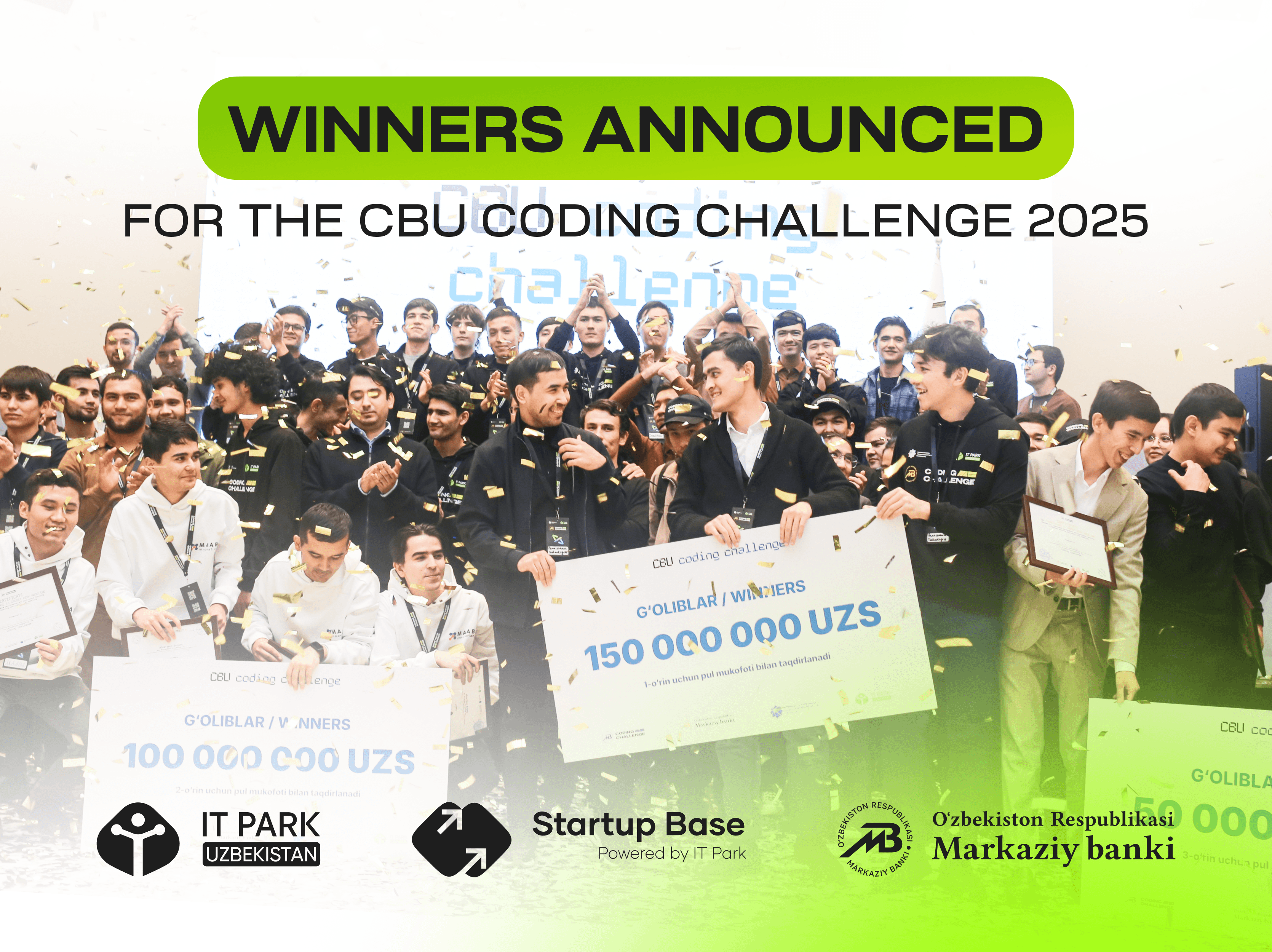 Toshkentda CBU Coding Challenge 2025 bo'lib o'tdi.