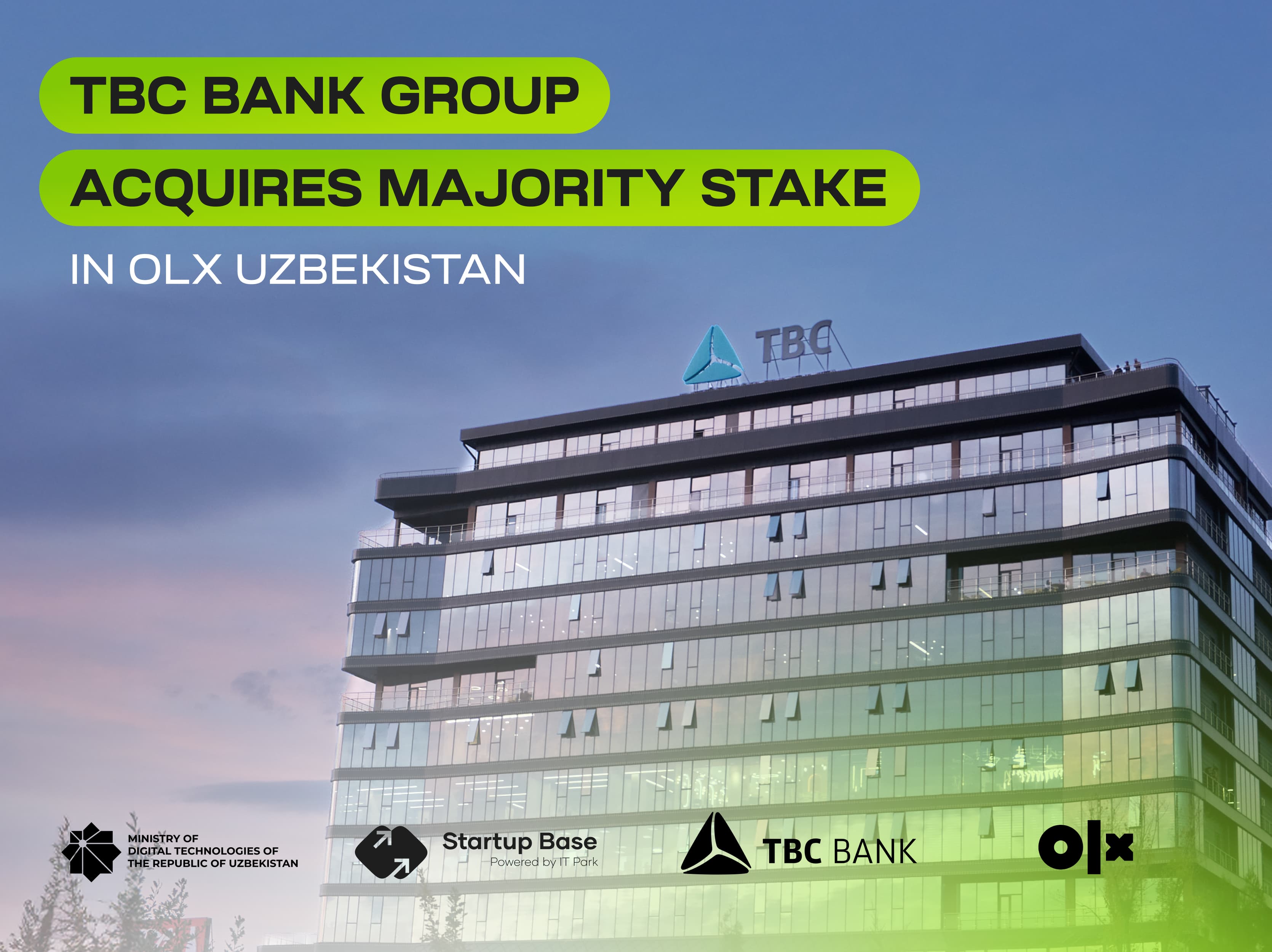 TBC Bank Group OLX Uzbekistan aksiyalarining nazorat paketini sotib oldi