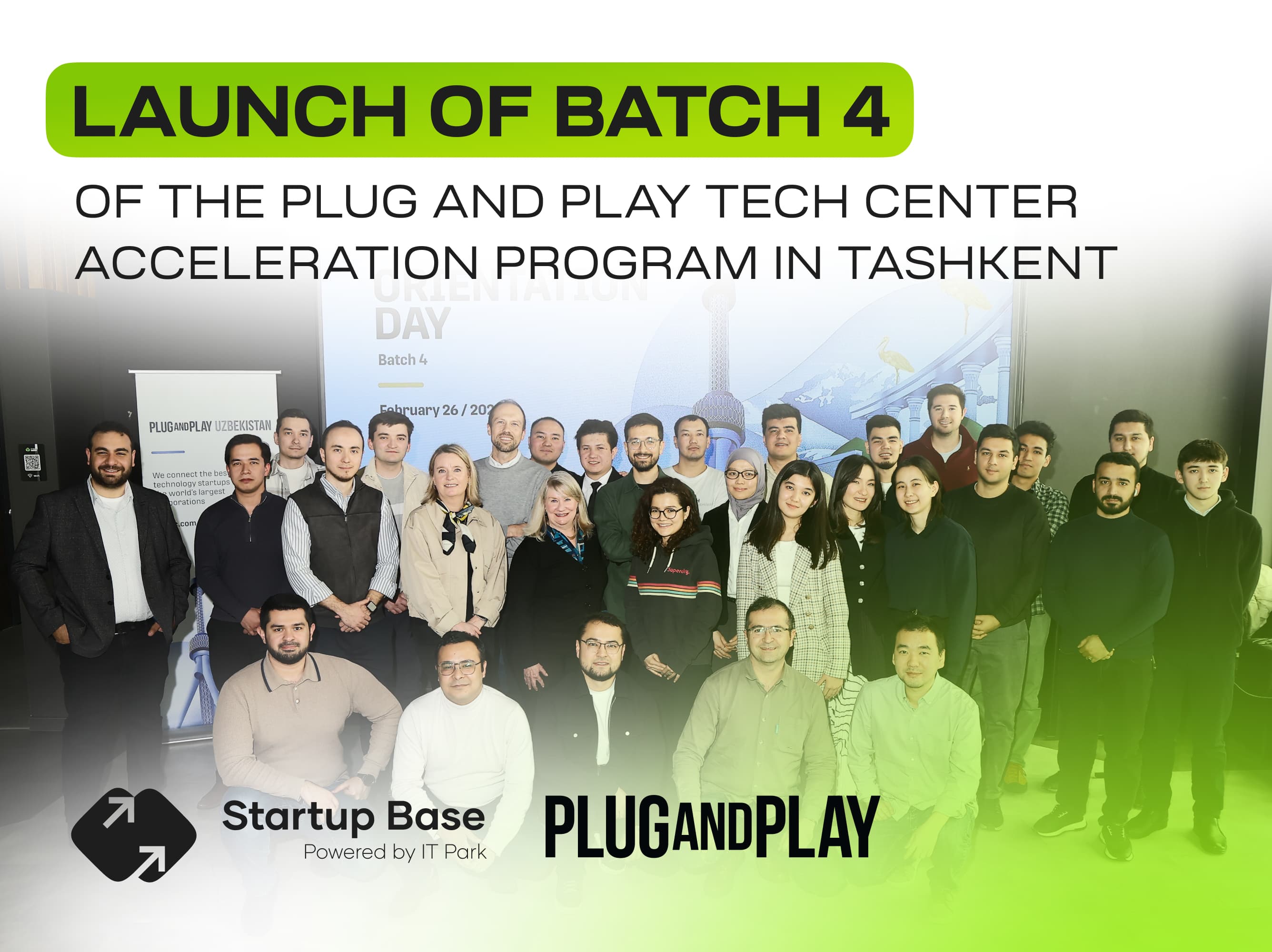 Toshkentda Plug and Play Tech Center akseleratsiya dasturining 4-bosqichi ishga tushirildi