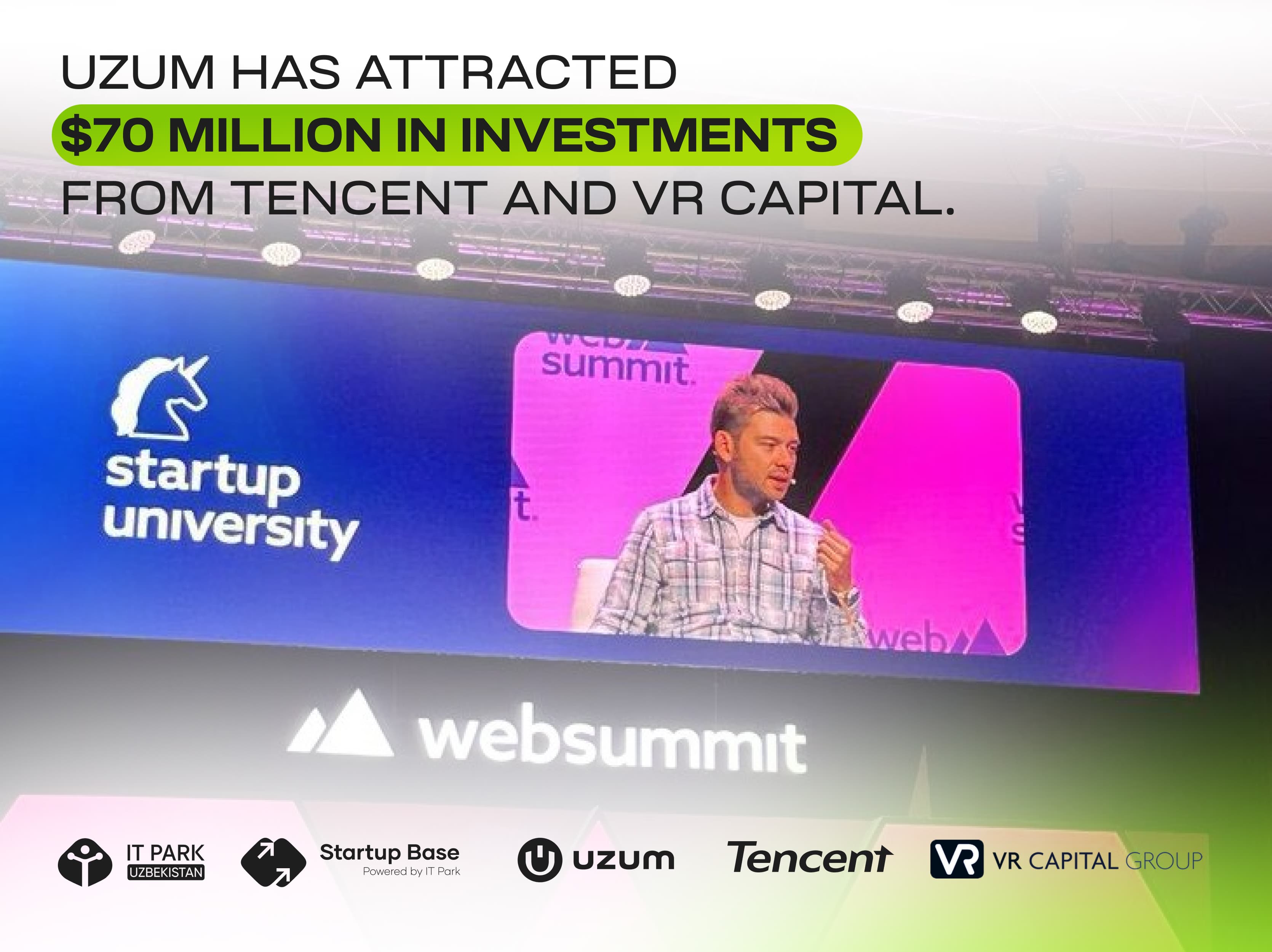 Uzum привлек $70 млн от Tencent и VR Capital, оценка компании достигла $1,5 млрд