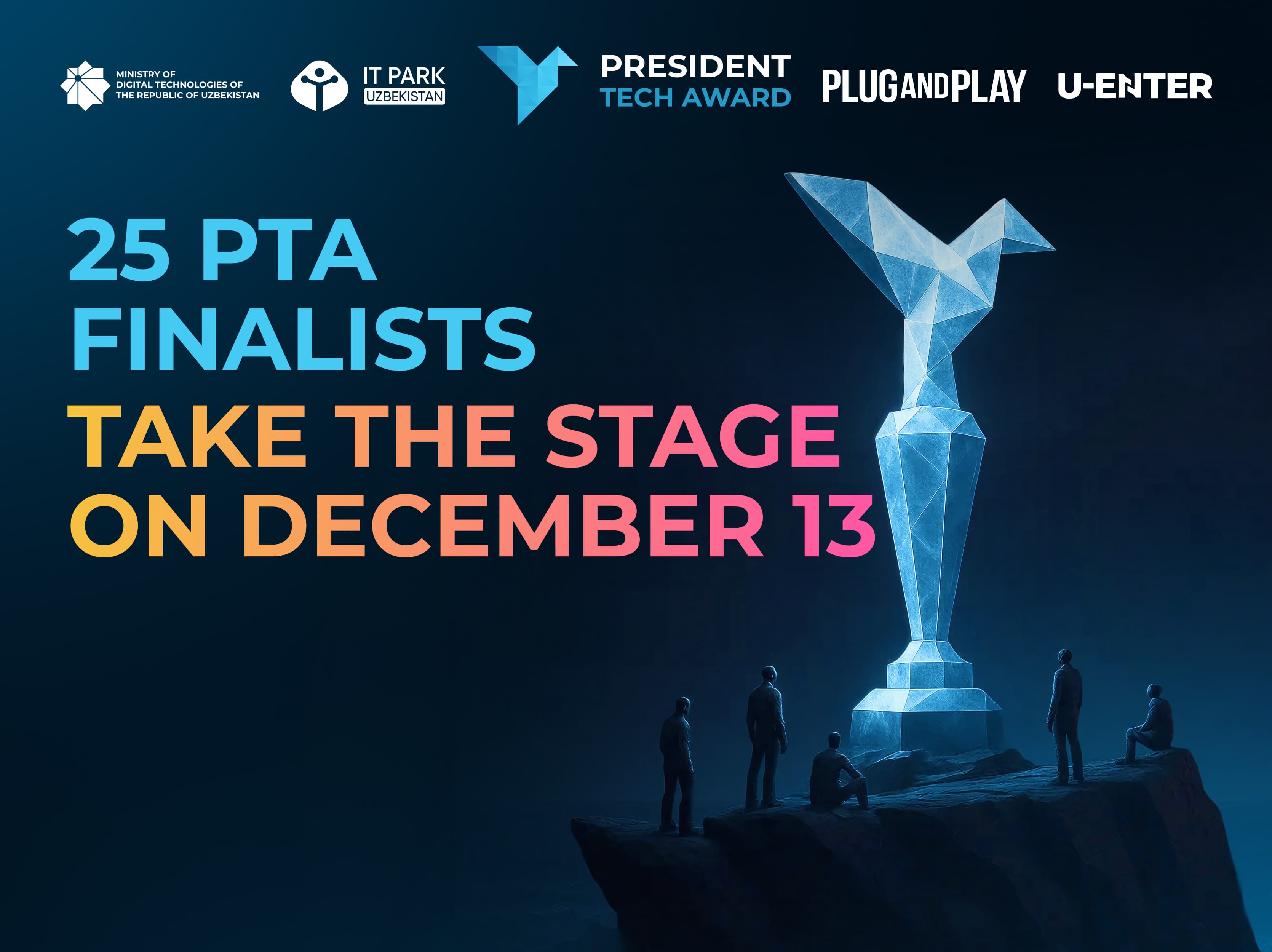 December 13 — President Tech Award Final Pitch Day: 25 startups take the stage