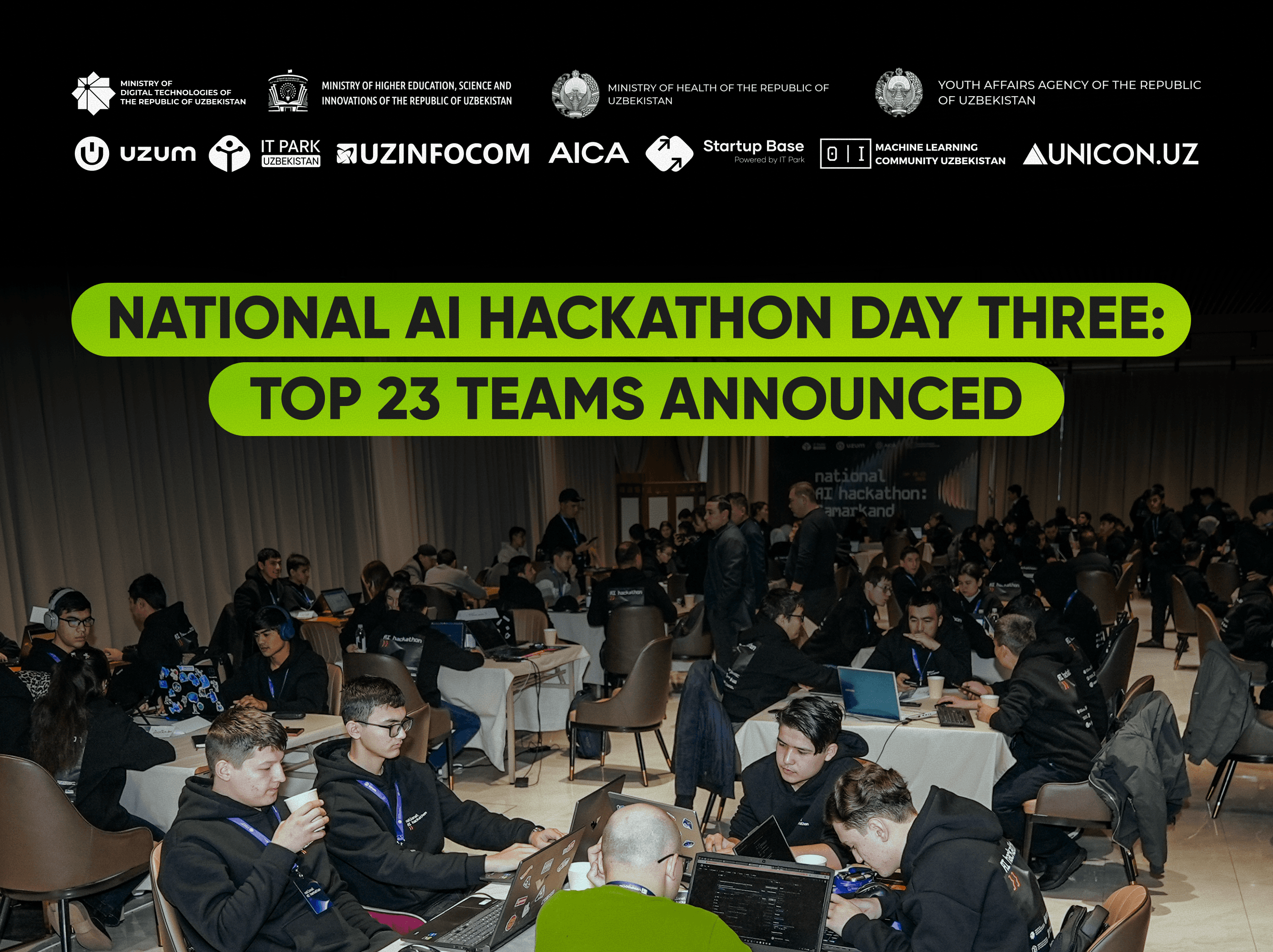 National AI Hackathon day three: TOP 23 teams announced
