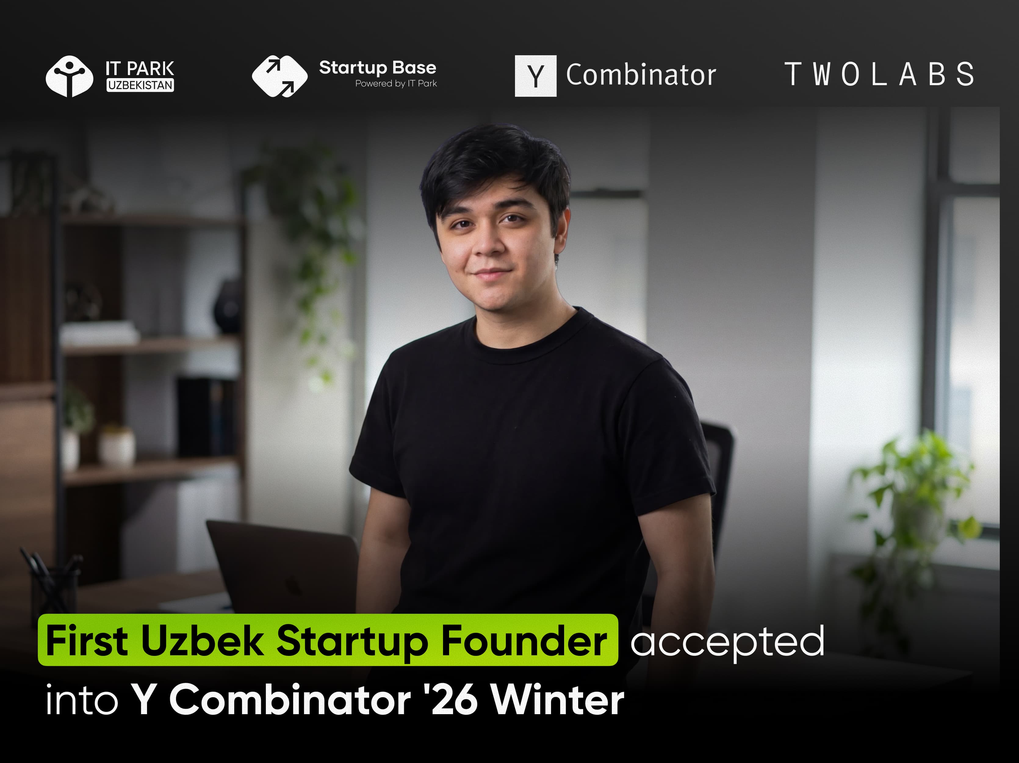 Ilk bor Y Combinator'ga o‘zbekistonlik startap asoschisi qabul qilindi