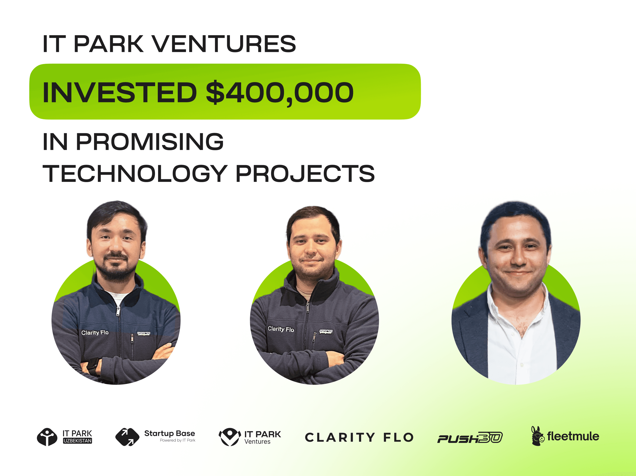 IT Park Ventures Announces New Investments in Promising Tech Projects