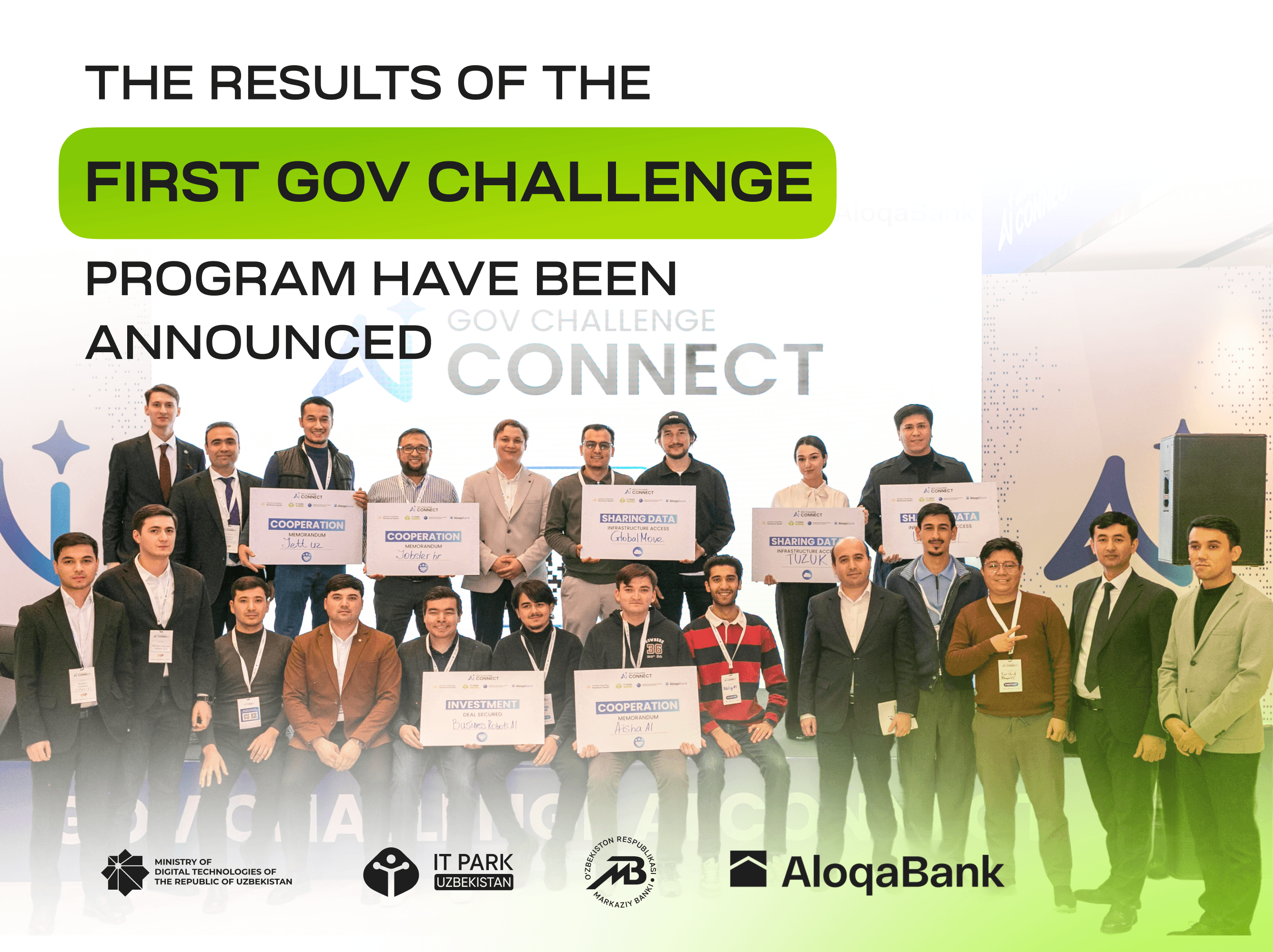 Gov Challenge: AI Connect - 27 ta startap O‘zbekiston bank sektoriga o‘z yechimlarini taqdim etdi