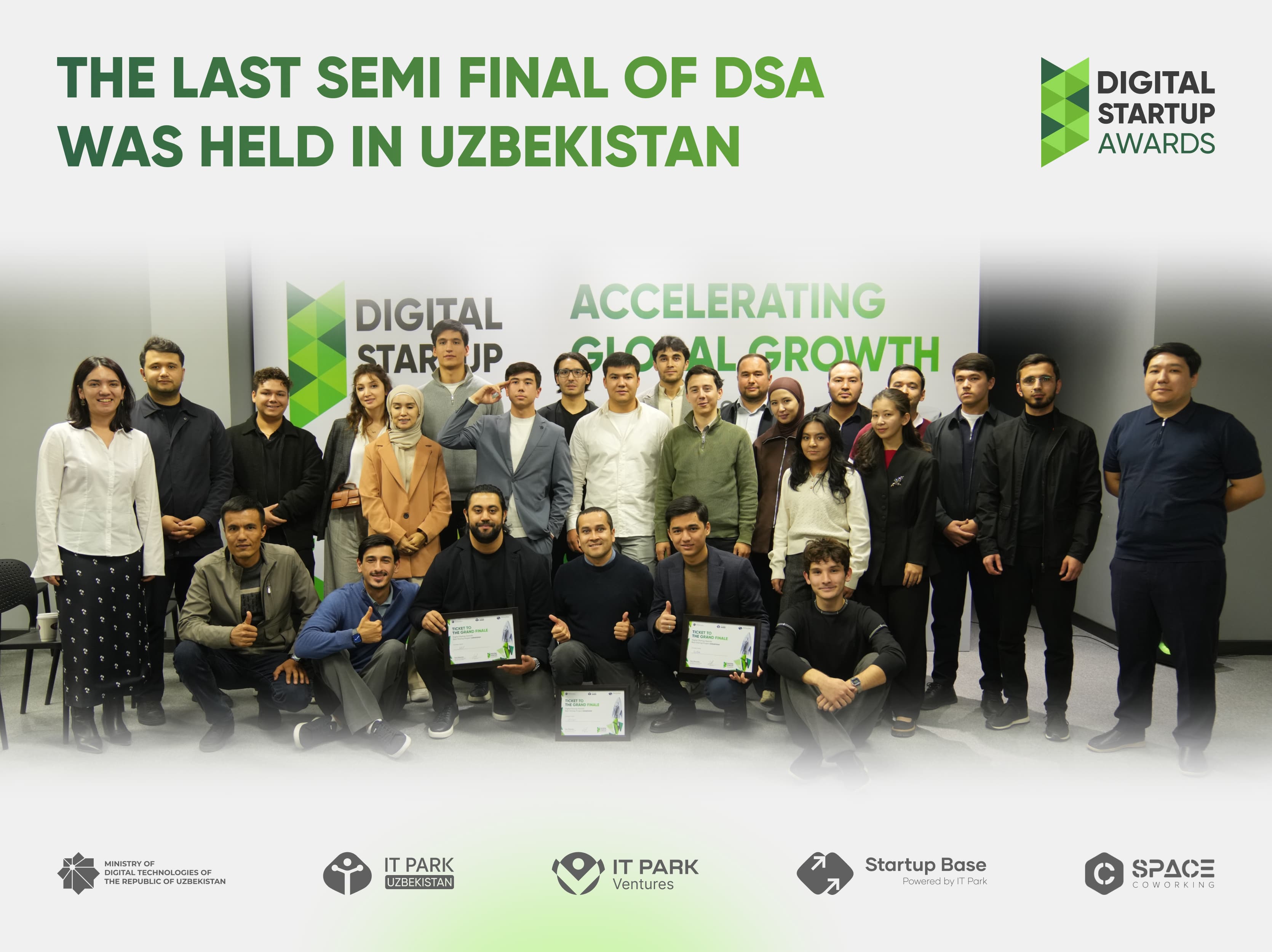 The final semifinal of the Digital Startup Awards has concluded in Uzbekistan